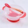 Baby Feeding Training Bowl Spoon with Suction Cup Tableware Set New Dinner Bowl  Baby