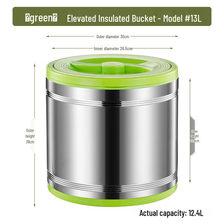 Kuangcai 3-Piece Insulated Lunch Box Set - Large Capacity Portable Thermos for Food