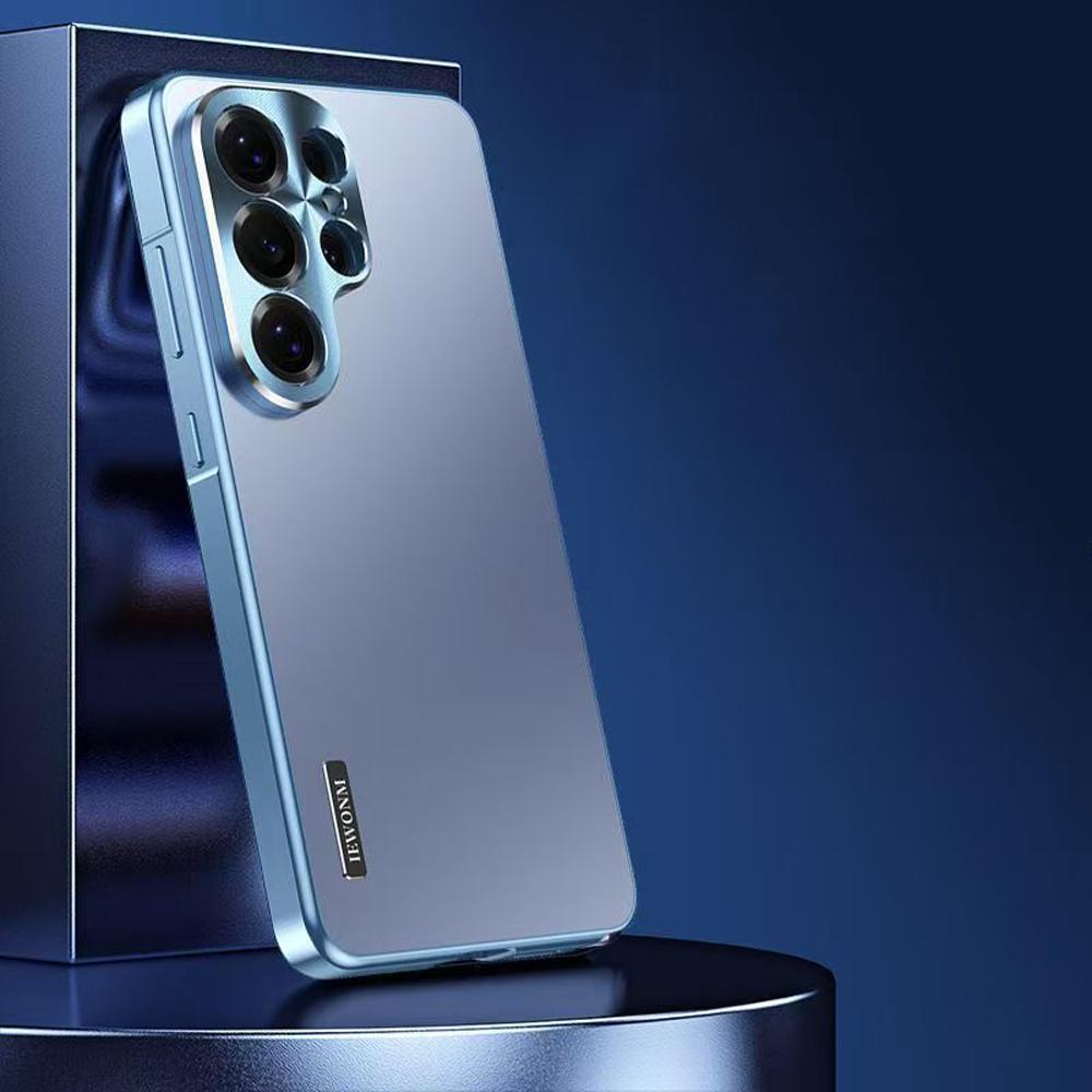 

Розкішний металевий магнітний захисний чохол для камери для Samsung Galaxy S26 S25 S24 S23 Ultra S22 Plus S21 Чохол-накладка з алюмінієвого сплаву For Samsung S25 Ultra синій