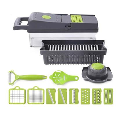 Wiwilys Professional-12-in-1 Vegetable Chopper With Adjustable Slicer--Onion Dicer
