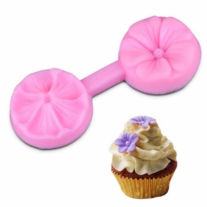 3D Flower Silicone Mold Fondant Cake Decorating Tools Bakeware Kitchen Supplies