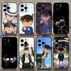 Detective C-Conan Anime Phone Case For Apple iPhone 15,14,13,12,11,Pro,X,XS,Max,XR,Plus,Mini Soft Black Cover