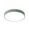Japanese-Style LED Round Ceiling Light - Minimalist Wood Art for Bedroom & Living Room, Relaxed Nordic Warm Lighting