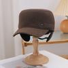 Hat Men's Winter Plus Velvet Thick Flat Top Hat Outdoor Cold Protection Fashionable Ear Protection Duck Tongue Warm Cotton Hat