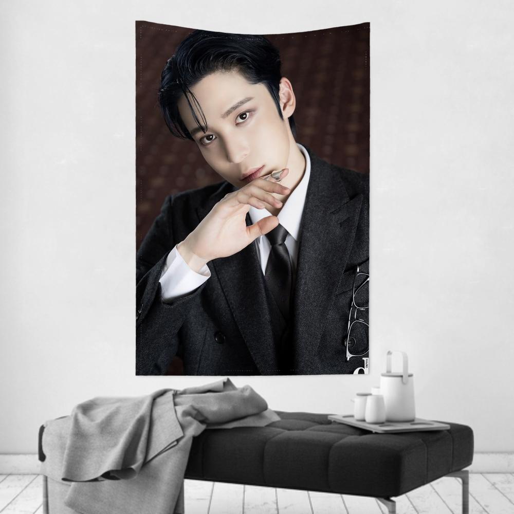 Yunho Boy Band AAteez Tapestry Room Decor Wall Cloth Party Hanging Background Room Decor Baby Room
