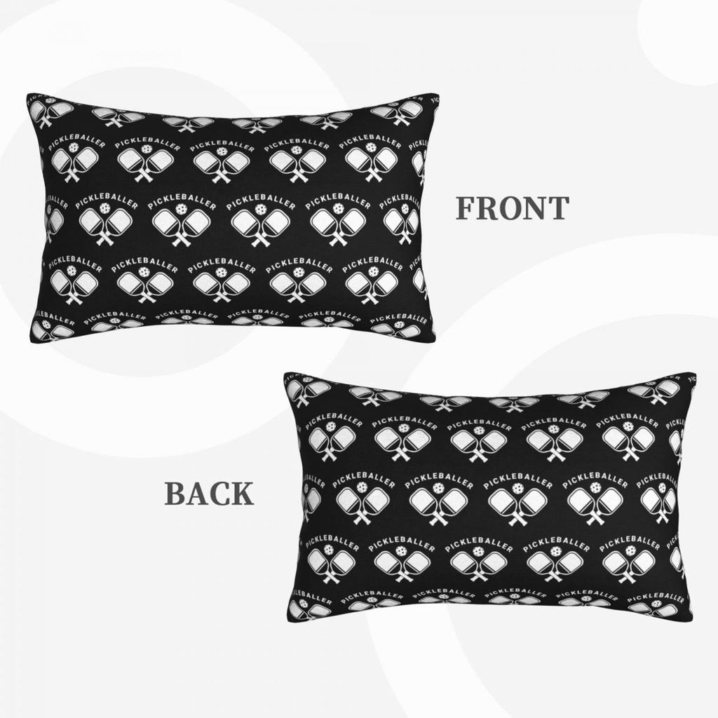 Fun Pickleball Apparel Pickleballer Rectangle Pillowcase Cushion Cover Decorative Bedroom Bed Home Comfort Throw Pillow