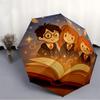 Harry Potter Magic Friends Automatic Open/Close Umbrella   Compact Travel Umbrella, 8 Rib Heavy Duty Construction, Ideal Gift, 141