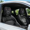 Quick Install Car Headrest Covers Bear Or Themes Strong Polyester Component Elegant Interior Accessories for Car