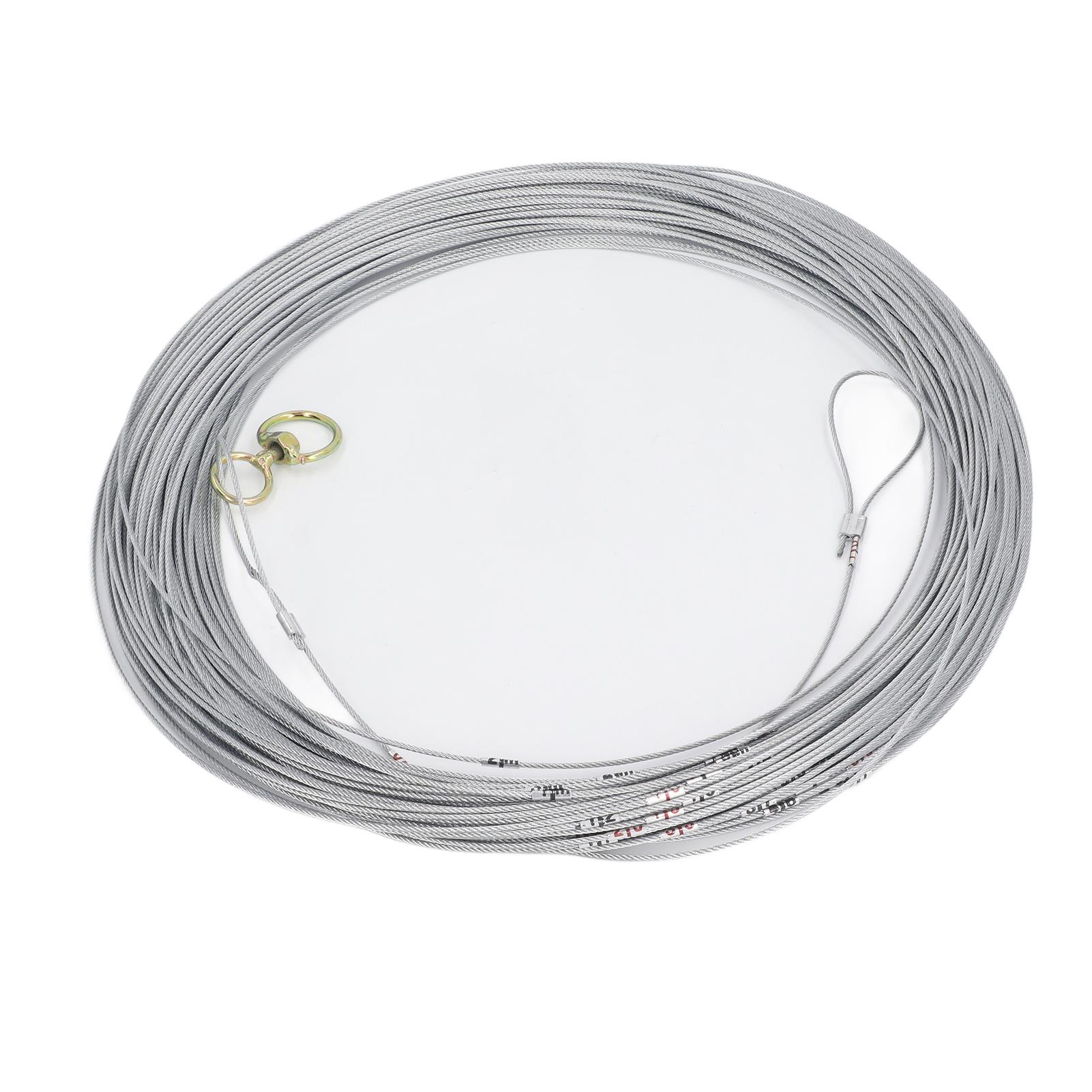 

Измерительная веревка для глубоких скважин, стальная проволока, без усадки, для строительства, портативная, 70 м