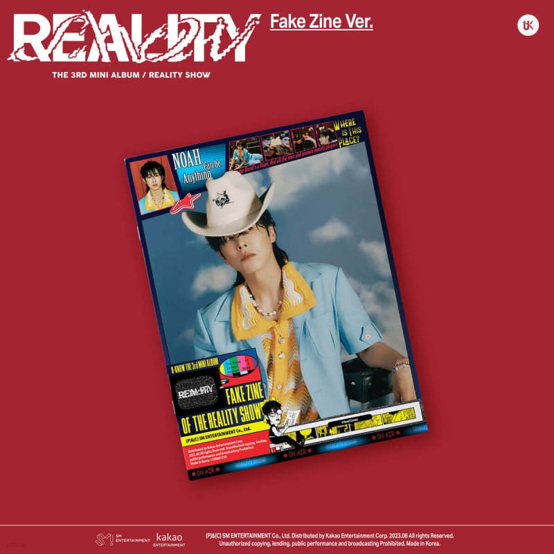 

U-Know Yunho - 3rd Mini Album: Reality Show [Fake Zine ver.]