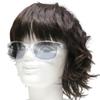 Clear x Light Smoke Fashion Glasses Stylish Eyeglasses for Men and Clear UV [Berkuto] (Non-prescription) Women, Square, Wellington, Lenses, Colored,
