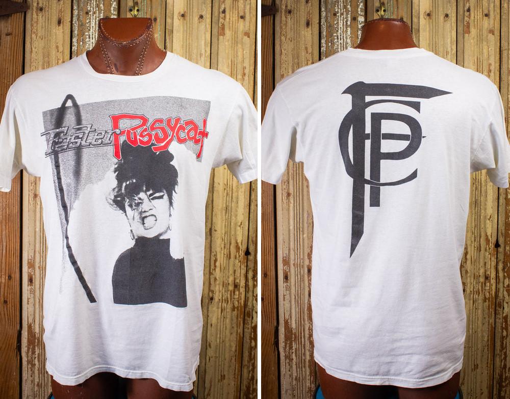 Vintage Faster Pussycat Concert  1992 White Shirt Unisex T-Shirt M