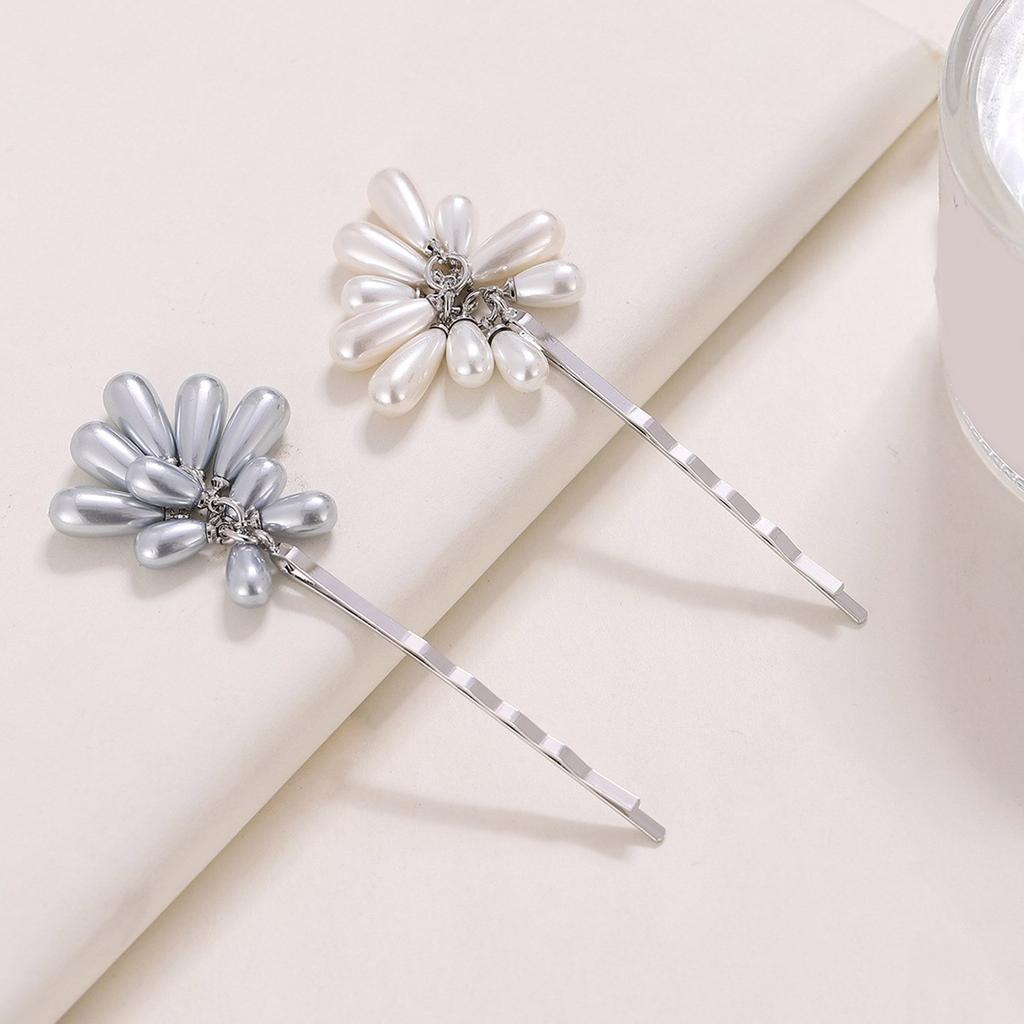 Elegant Pearl Hair Clip Wheat Ears Hairpin Hair Barrettes Female Bangs Side Clip Headdress Hair Accessory Women Gift
