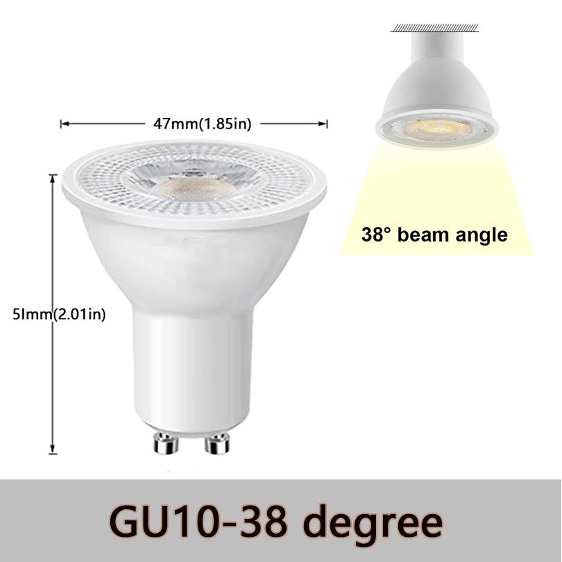 1-10PCS LED spot light GU10 AC220V LED energy saving bulb 3W 6W 9W 12W LED Lamp Spotlight Bulb 38 Degree lampara for home