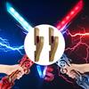 Dekorative regulierbare Lichtschwerter Wandhalterung Rutschfeste regulierbare Schwerter Wandregal zur sicheren Präsentation von Schwertern