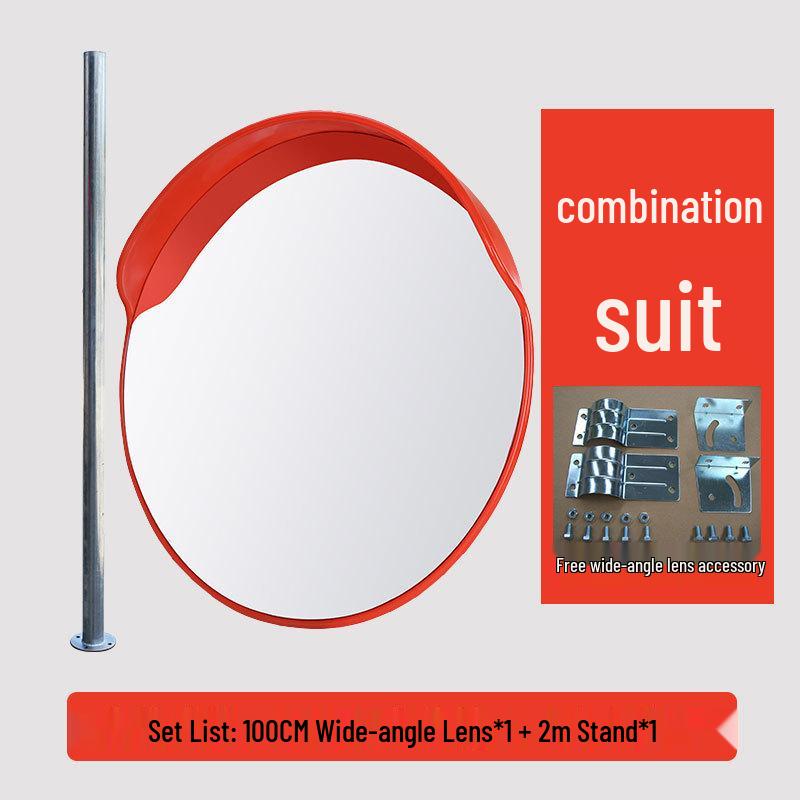 Specchio Convesse da Traffico Esterno Grandangolare per Incroci e Curve