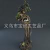 Forest Muse Holding Bird Tree Elf Muse Statue Ornament Decoration Courtyard Home Decoration