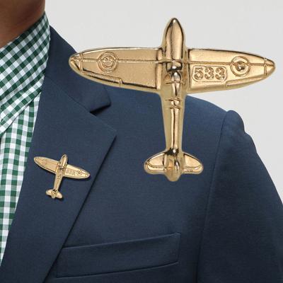 Regalo accessorio per spilla unisex a forma di aereo, spilla per abito, colletto della camicia, distintivo