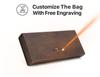 Handmade Retro Crazy Horse Leather Sunglasses Case - Genuine Leather, Portable Storage for Glasses