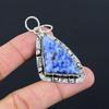 Friendship Day Deal Natural Sodalite 925 Sterling Silver Wedding Pendant Jewelry