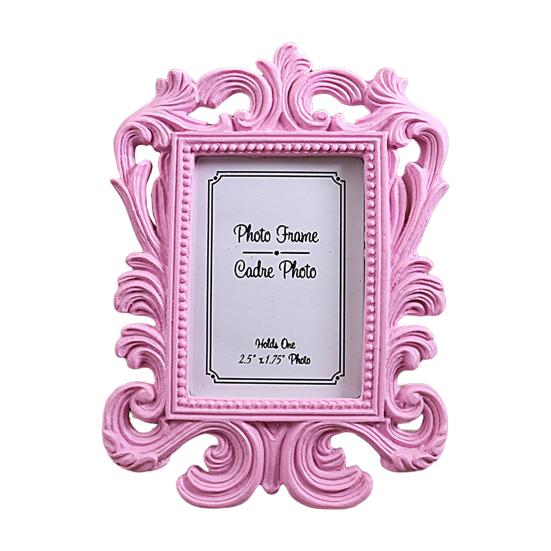 

Picture Frame Baroque Rectangle Family Decoration Resin Vintage Classic Desktop Photo List Frame Home Decor розовый