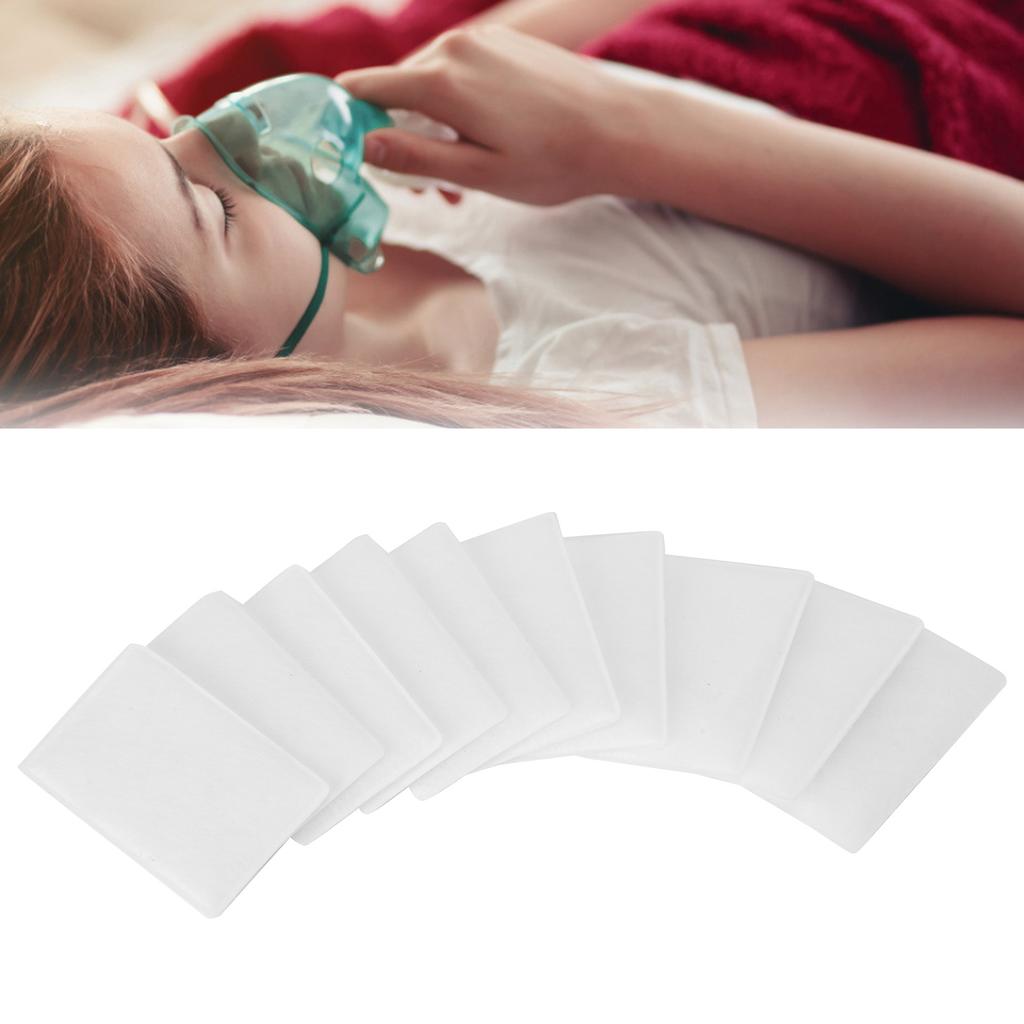 10 Stück Filterwatte Staubdicht Verunreinigungsfilter Watte Zubehör Passend für S10 Beatmungsgerät