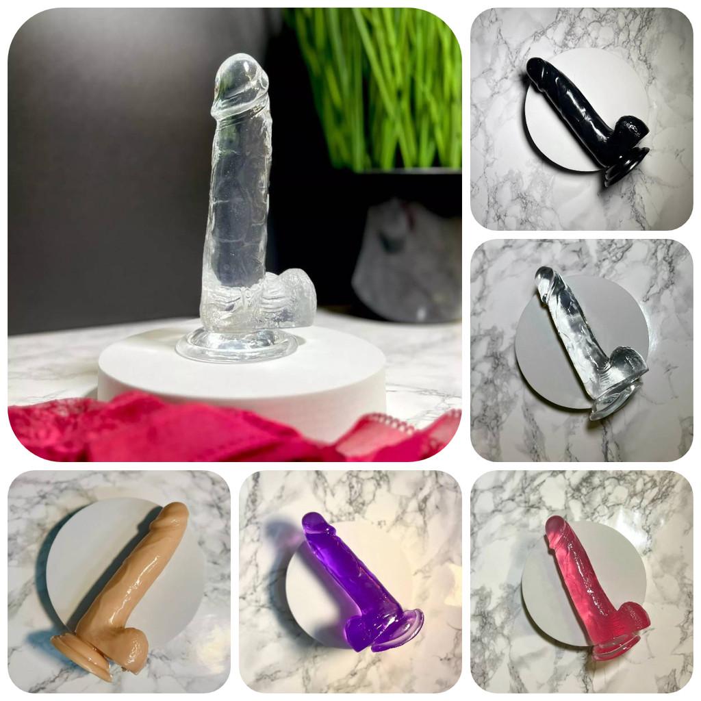 Premium Tpe Crystal Clear Dildo For Women Available In Multiple Sizes And Vibrant Colors For Satisfaction
