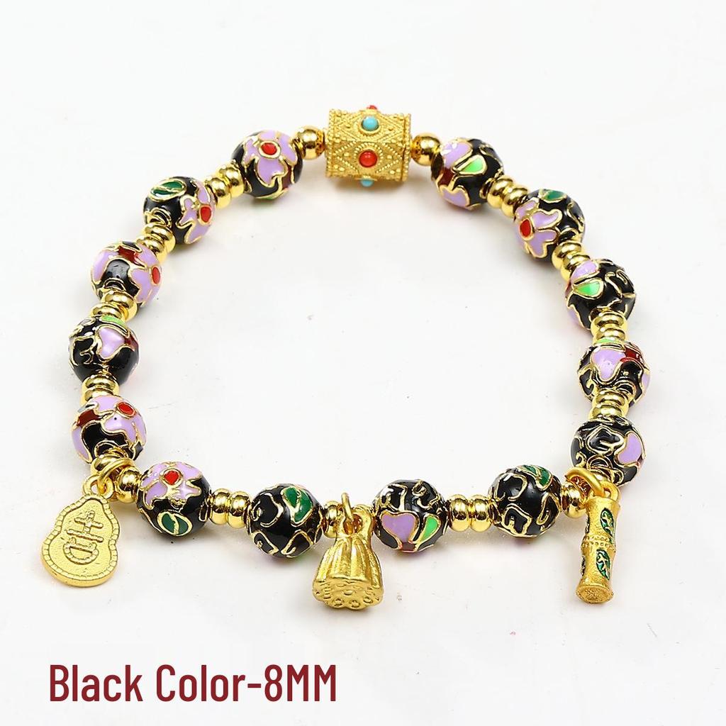 Cloisonné Bracelet - Valentine's Day & Birthday DIY Gift, Ethnic Style Jewelry