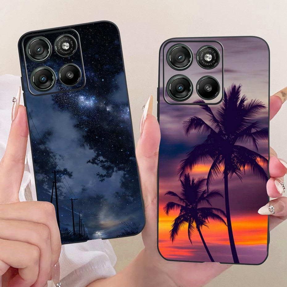 Fashion Cool Case For Motorola Moto G17 G17Power Soft Black Silicon TPU Back Cover For MOTO G 17 G17 Power XT2623-2 Phone Cases