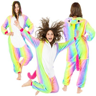 Kostüm Onesie Regenbogen Pegasus - XL