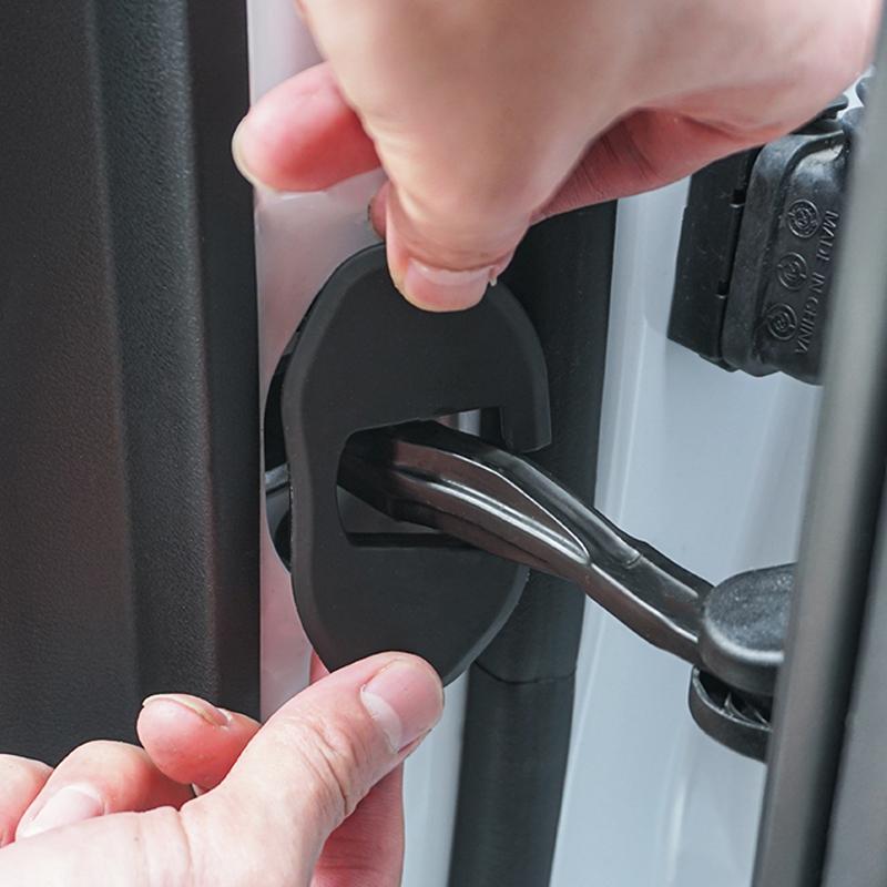 NEW For Geely Boyue L FX11 Door Lock Buckle Protector Cover Car Door Latch Protective Cover Silicone Door Handle Cover Guard Sto