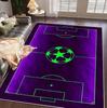 Living Room Rug Vibrant Football Theme Doormat Non-slip Soft Easy-to-clean Soccer Culture Enthusiast Dream Home Decor Mat