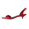 Fashion Concise Kitten Heel Ankle Strap Buckle Sandals Women Sexy Peep Toe Low Heel Elegant Leather Pattern Design Party Wedding Shoes