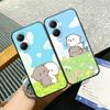 Cartoon Cute Peach Goma Soft Phone Case for Xiaomi Poco X5 X6 X7 X8 Pro Max X3 F7 F8 Ultra M8 M7 M6 M5 Redmi 15 15C 14C 13C 12C