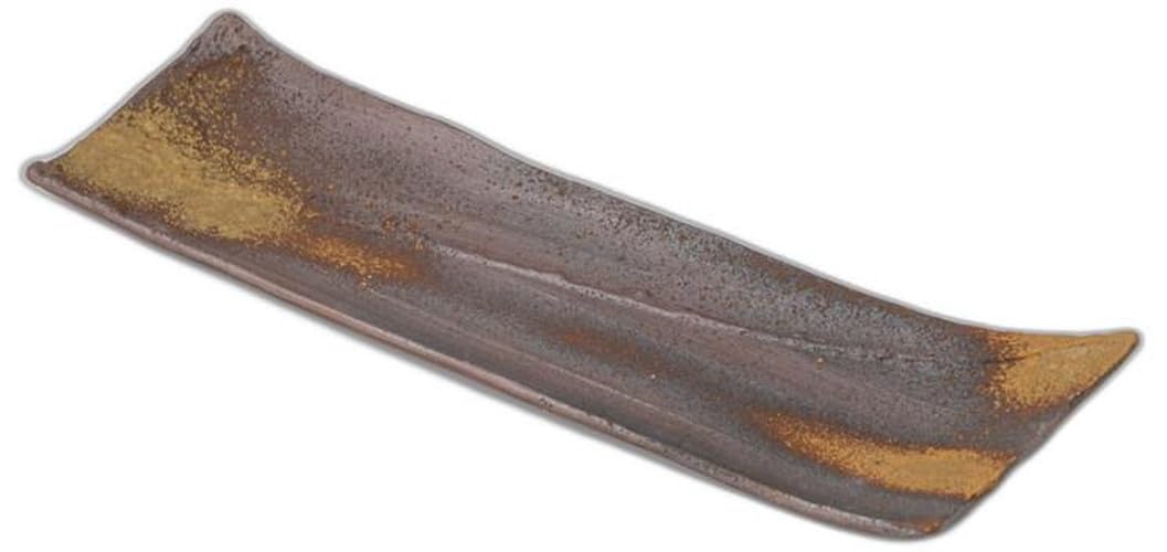 

Torrent Bizen Long Plate x 10 x Sanma Setomonohonpo [34.5 3cm] Plate, Ceramic,