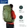 Sac à dos Backpack Ag 50l Backpacking Backpacking Venturi Taille unique [Osprey] Homme Homme Bleu.
