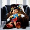 1pc, Disney's Pinocchio and Jiminy Cricket, Seasonal Decorative Blanket, Multi-Purpose Throw, Soft Flannel Throw Blanket, Living Room, Travel, Camping