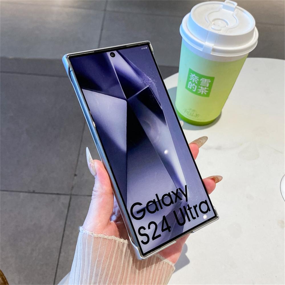 Luxury Magnetic For Magsafe Frameless Phone Case For Samsung S26 S25 S24 Ultra S22 S23 Plus Slim Metal Borderless Cover