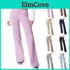 Winter And Autumn Womens Casual Home Flare Pants Yoga Casual Solid Color Sports Pants