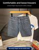 Men's Retro Summer Loose Fit Denim Work Shorts