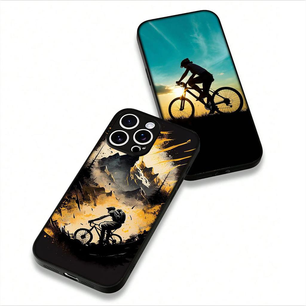 for Samsung Galaxy A55 A56 A25 A36 A54 S8 S9 S21 S20 FE A53 A13 A12 A14 A33 A70 A71 A51 A21S Case Mountain Bike Cycling art