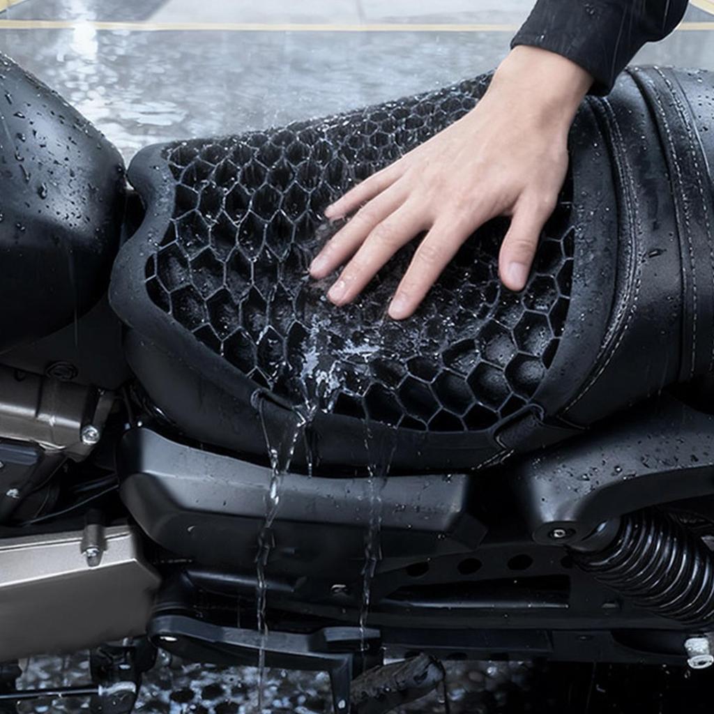 Motorcycle Seat Cushions Long Lasting Weather Proof Support Pillows Motorcycle Seat Cushion Pad for Family Friends Women Outdoor