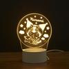 3D LED Night Light: USB Bedside Lamp & Luxury Commemorative Gift