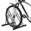 Vidaxl 2-Bike Stand, Freestanding, Galvanized Steel