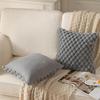 Pineapple Plush Lines Pillowcase Bedroom Imitation Rabbit Velvet Sofa Cushion