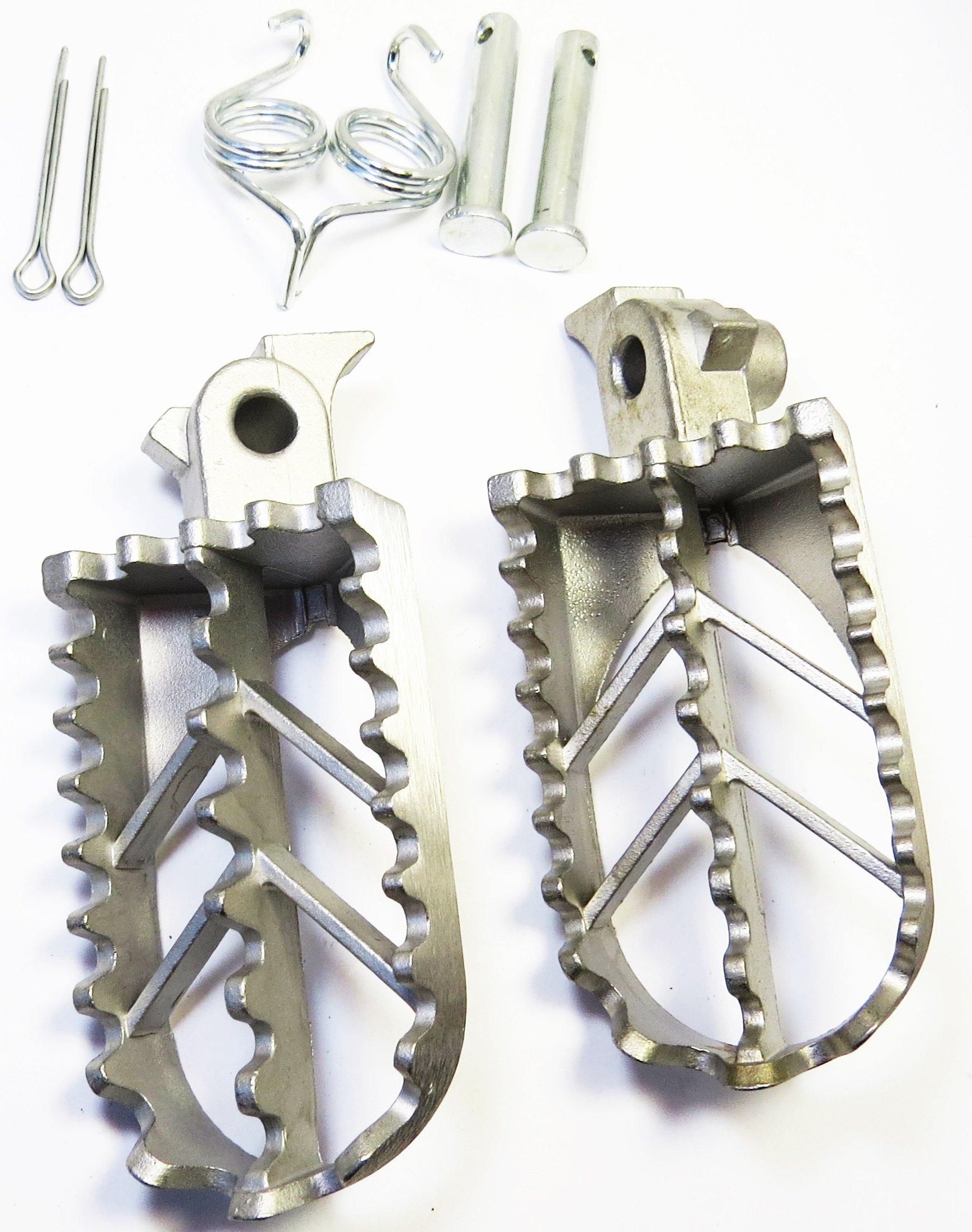 

[MBK] Honda Motorcycle Wide Foot Peg Step Pedal Left and Right Set Mini Moto серебряный