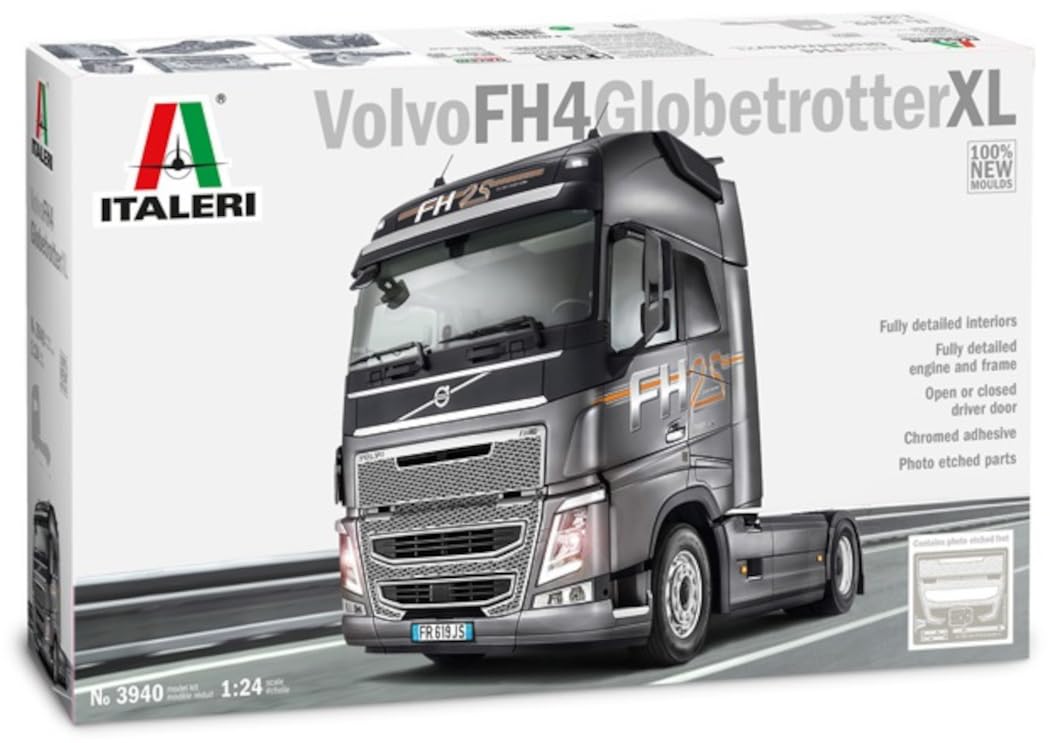 

Пластиковая модель Platz Italeri Volvo FN4 Globetrotter XL IT3940 1/24