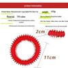 Pet TPR Bite-Resistant Spiked Ring Chew Toy