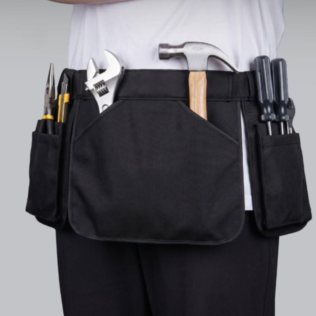 Tool Waist Bag Strong Belt Pouch Water-Resistant for Worksite