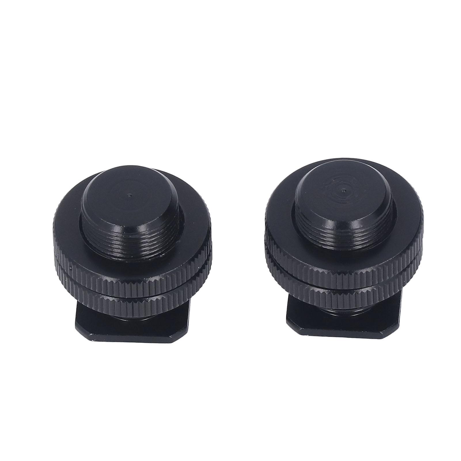 

2 шт. Переходник-крепление для микрофонной стойки, винт 5/8 на 1/4, адаптер крепления «горячий башмак» для микрофона